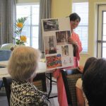 Explainig how Ikebana started.